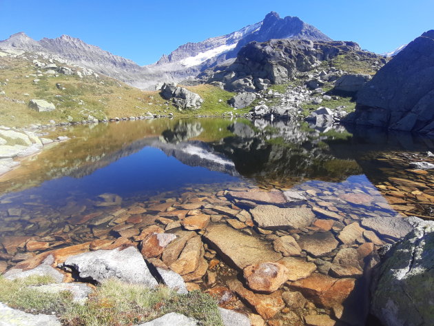 High mountain Hiking