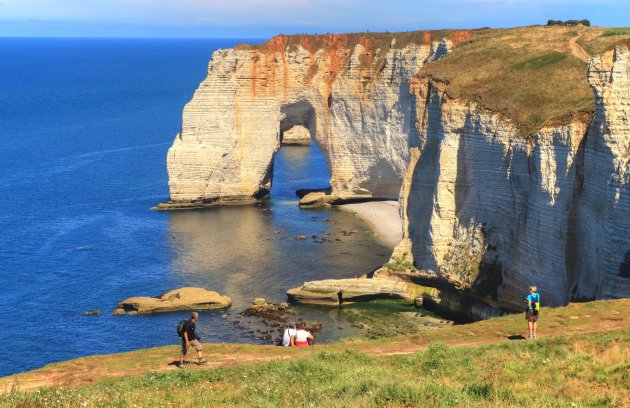 Klifwandeling Étretat