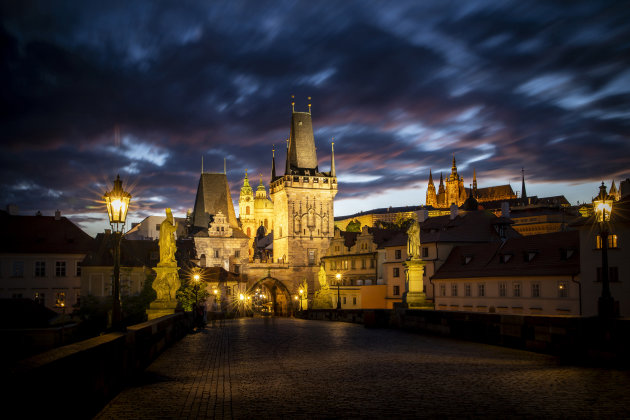 Praag in de nacht