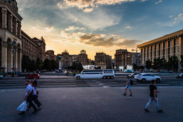 Maidan Nezalezhnosti, het onafhankelijkheidsplein.