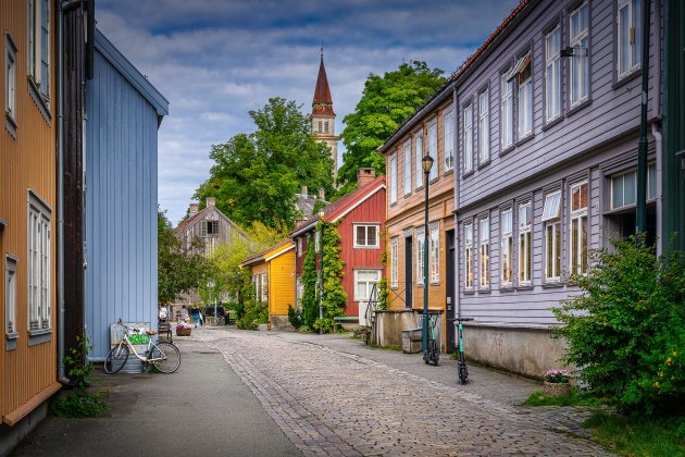 Straatje in Trondheim