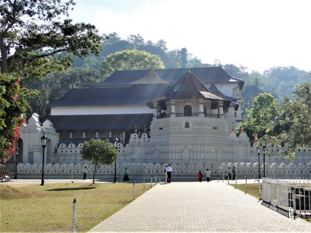 De Tempel van de Tand in Kandy.