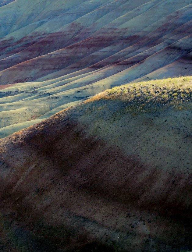 Vormen van de painted hills