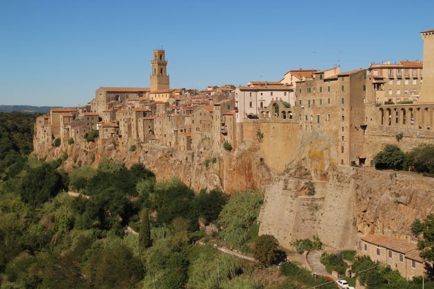 Stadszicht Pitigliano