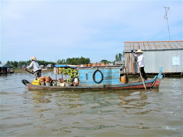 Groenteboer op het water.