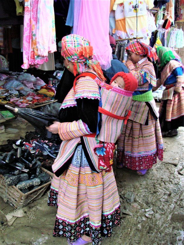 Marktdag in Bac Ha.