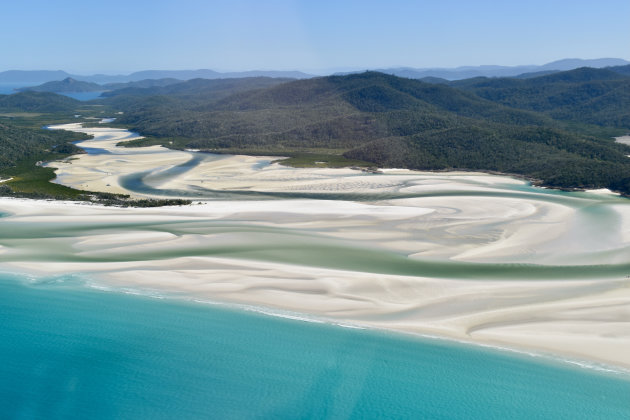 Hill Inlet vanuit de lucht