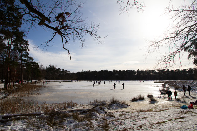 Schaatsen op de vennen