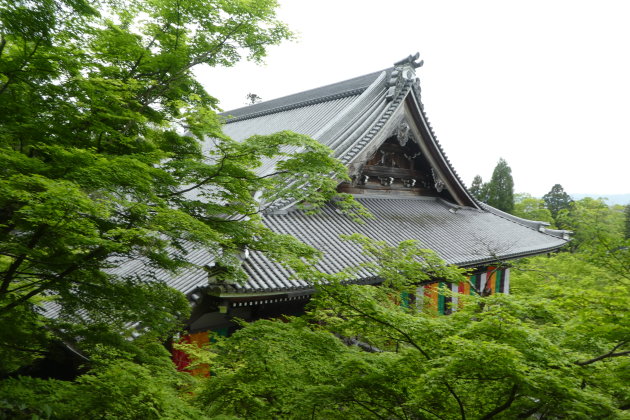 Op de oostelijke berg van Kyoto