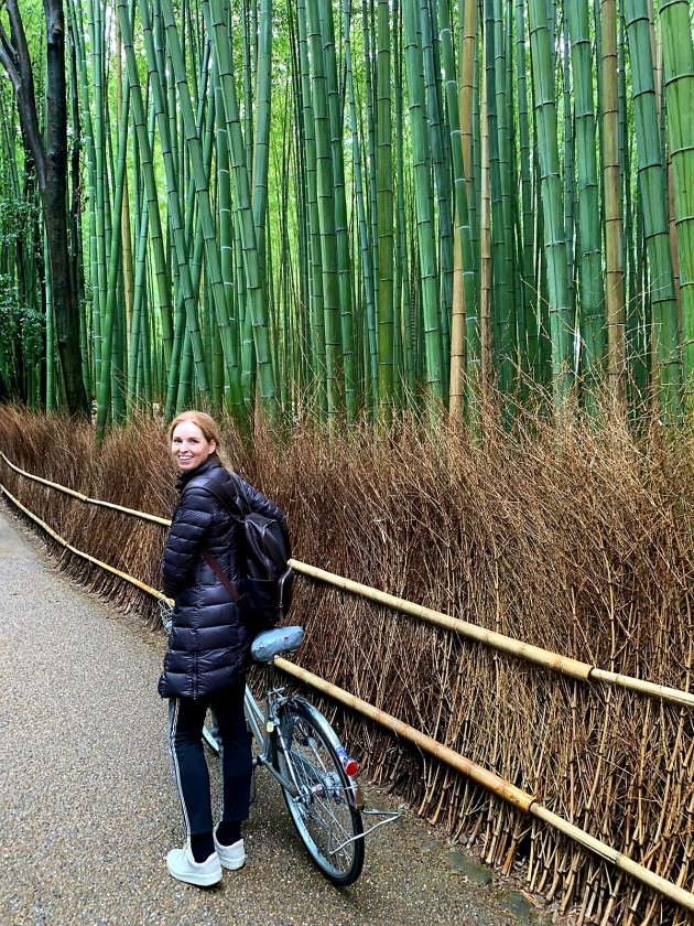 Op de fiets door Arashiyama in Kioto