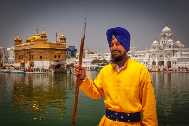 Sikh bewaker in Amritsar