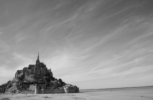 Zicht op de Mont St Michel