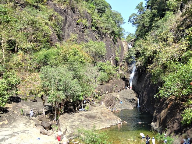 Waterval op het eiland Koh Chang.