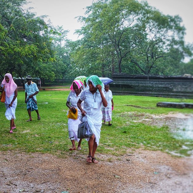 Polonnaruwa ~ ook in de regen een bezoekje waard!