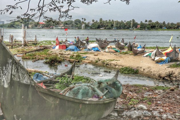 Bij de vissers in Kochi