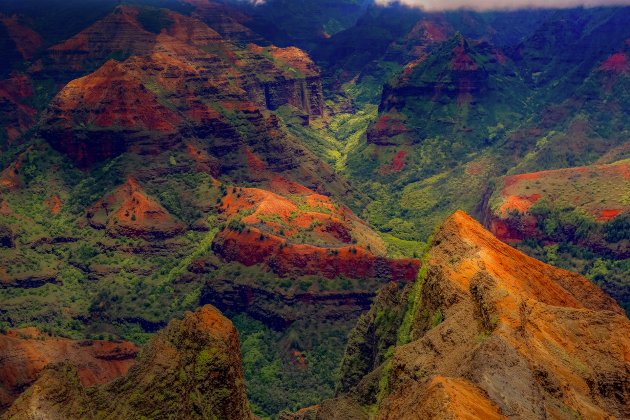 Waimea canyon, de Grand Canyon van de Pacific