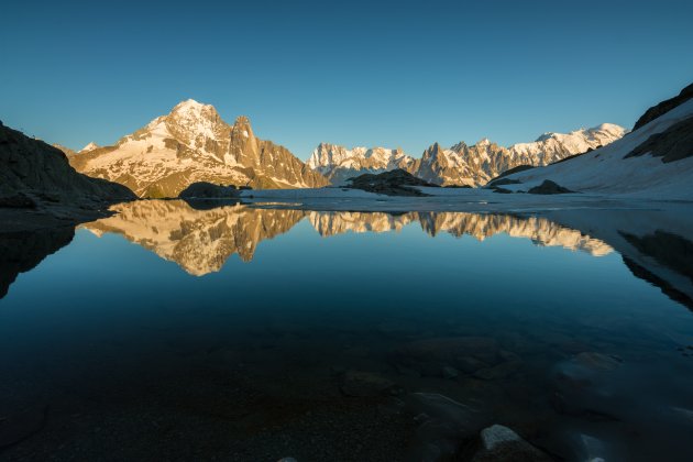 Slapen bij Lac Blanc