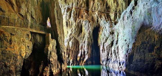 Uitgang Škocjan Caves