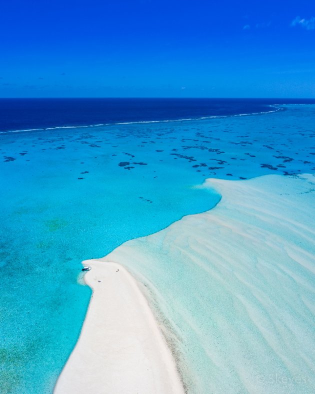 Huur een bootje en vaar rond in de prachtige lagoon van Aitutaki!
