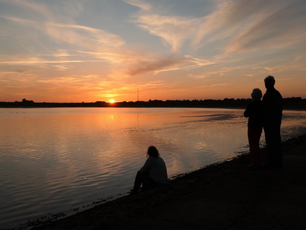 Avondrood op Schiermonnikoog