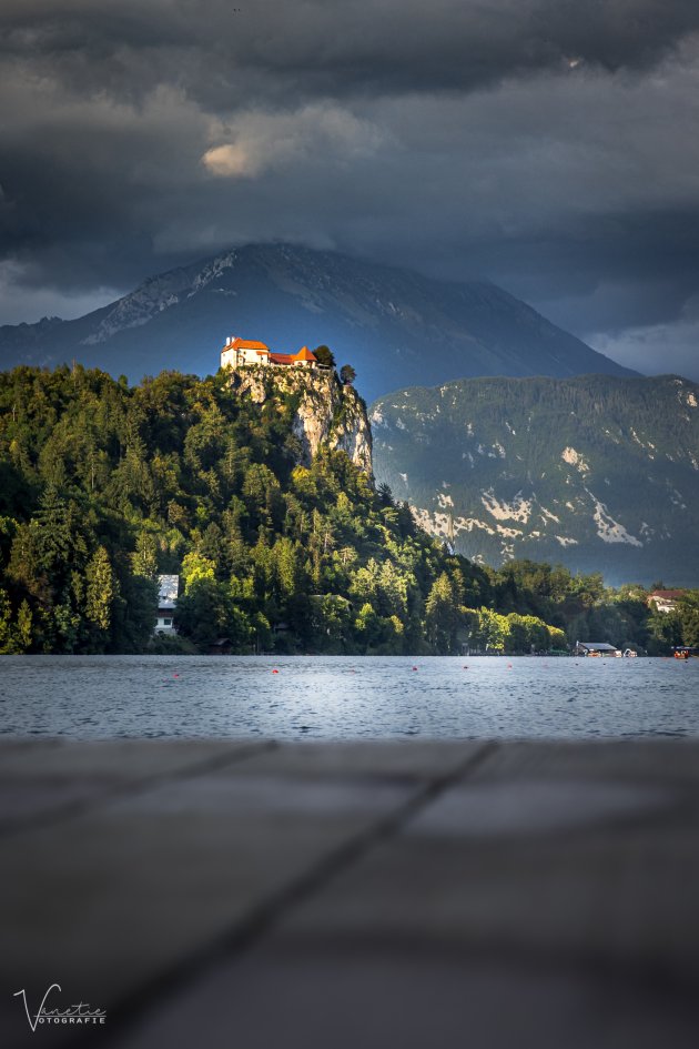 Castle Bled by Sunset