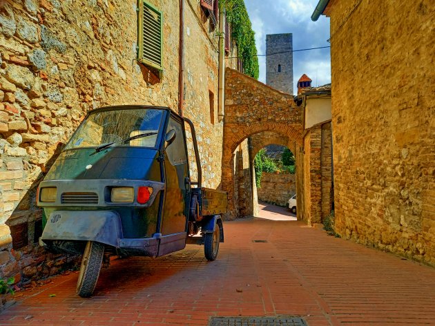 De straatjes van San Gimignano