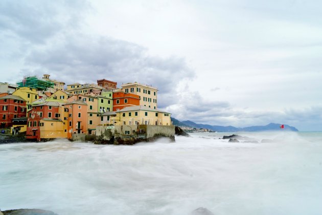 Boccadasse bij Genua.