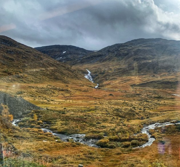 Treinen over de Hardangervidda