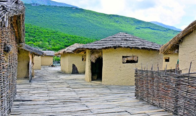 Bij de Bay of Bones in Noord Macedonië