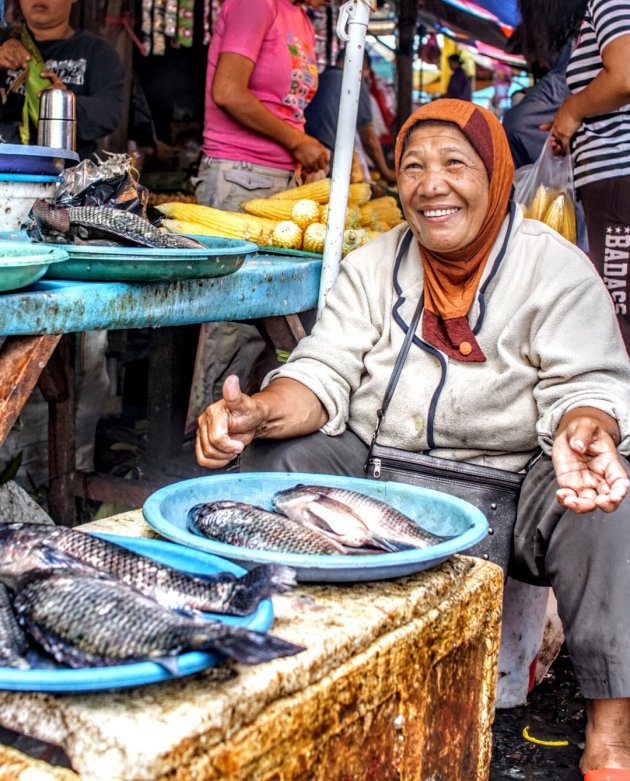 De markt van Tomohon