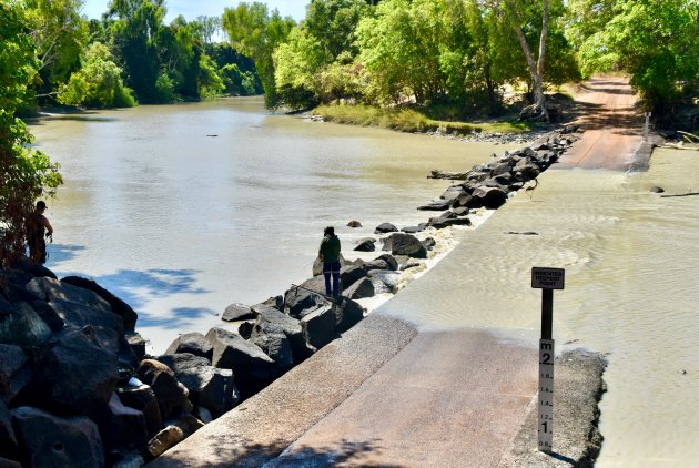 De gevaarlijke oversteek Cahill's crossing