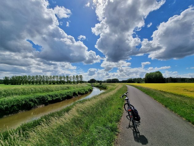 fietsen langs de Demer