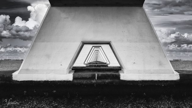 Under the Zeeland Bridge