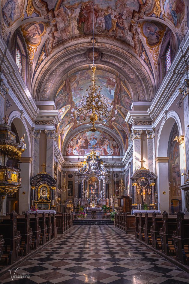 Franciscaanse Kerk Inside Ljubljana