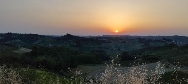 Tramonto in Piemonte