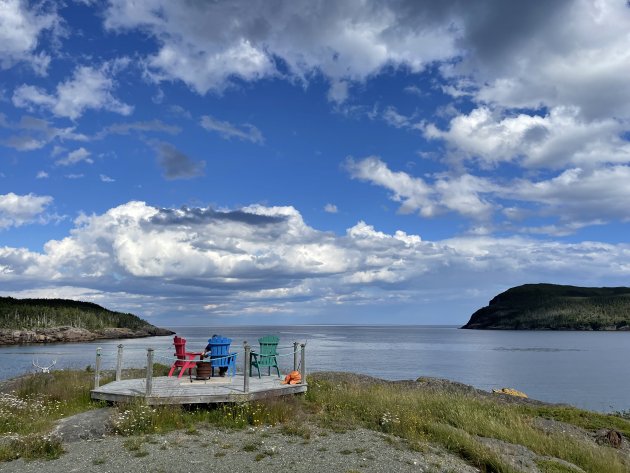 Onze 'voortuin' in Newfoundland