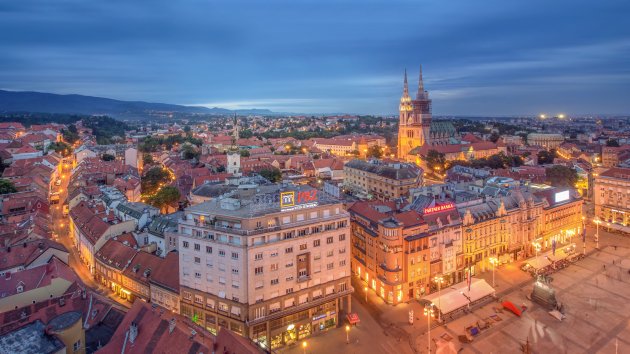 Zagreb hoofd Foto