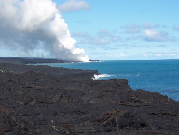 actieve vulkaan op Big Island, hawaii