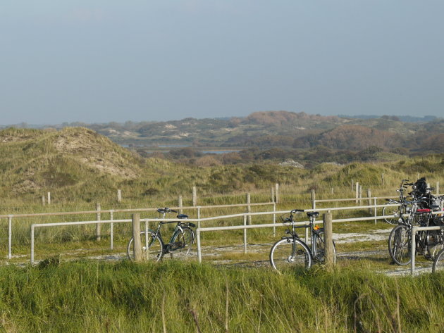 Bicycles in the dunes