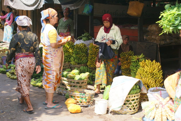 Lokale markt Mataram