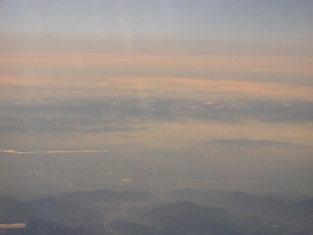 De Alpen vanuit de lucht
