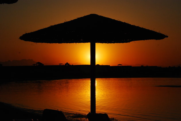 Sunset on the beach