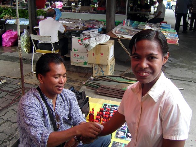 Massage op de markt