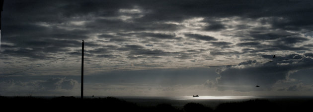 avondlicht in Wales