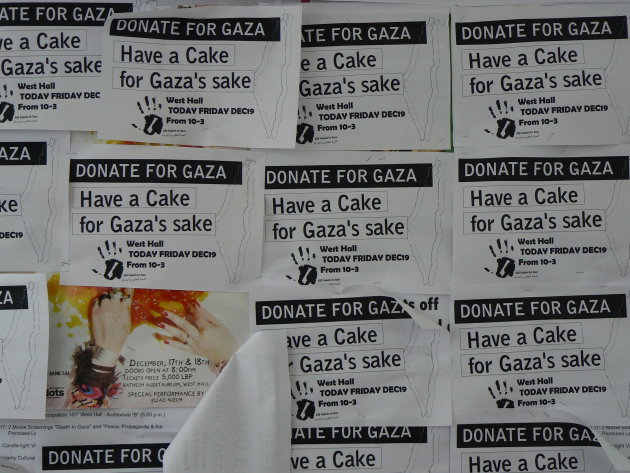 cake for gaza's sake