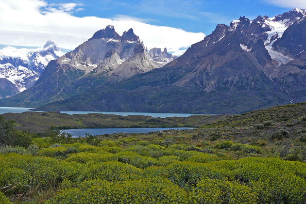 Machtige bergen van Torres del Paine