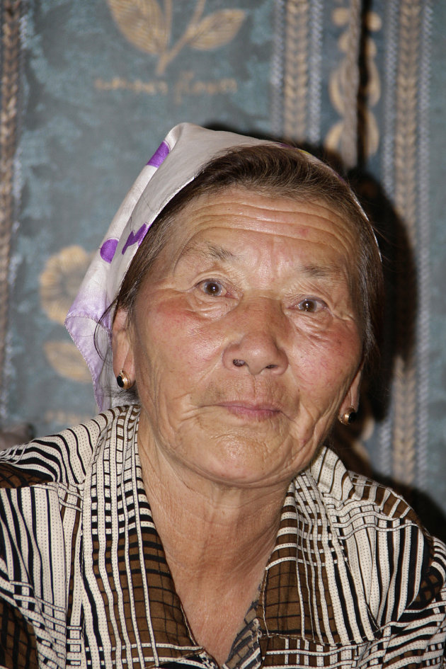 Vrouw in Mongolië