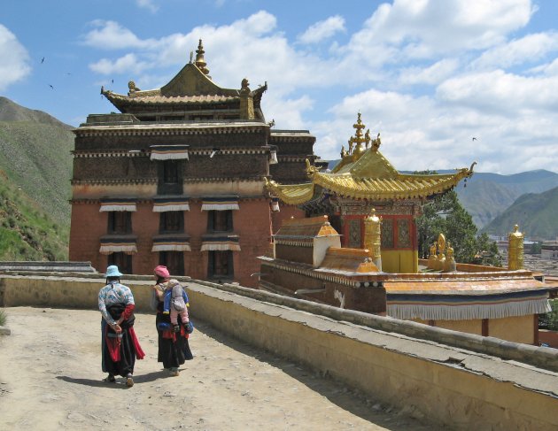 Pelgrimstocht rond Labrang klooster