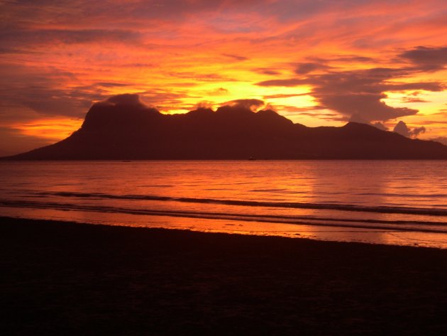 Zonsondergang Bako NP