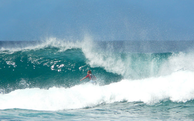 Surfen op echte golven...